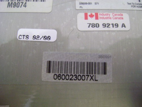 Compaq 56K PCI Modem 339559 001 P207C01EZ/120789-001 - Picture 5 of 6