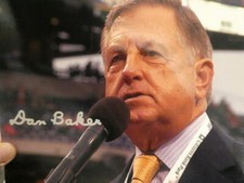 Dan Baker Philadelphia Phillies Signed 8x10  Photo COA 4