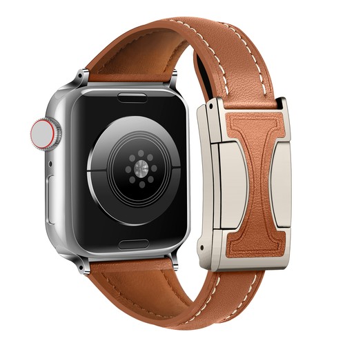 Bracelet Cuir Femme pour Apple Watch Series 10 46mm 42mm Bracelet Magnétique Ultra 49mm - Photo 12 sur 19