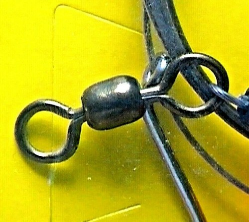 5 paquetes de plataforma de esturión Luhr Jensen tamaño 4/0 2 ganchos 4' acero inoxidable líder 60 lb prueba - Imagen 7 de 12