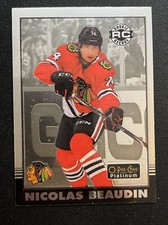 20-21 UD Opee Chee Platinum Hockey Retro Rookie R-92 Nicolas Beaudin