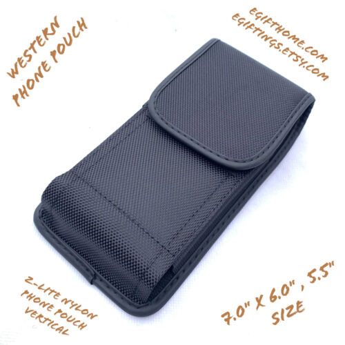 Z-LITE NYLON RUGGED PHONE POUCH LARGE BELT LOOP & CLIP OVERSIZE UNIVERSAL NEW - Picture 13 of 22