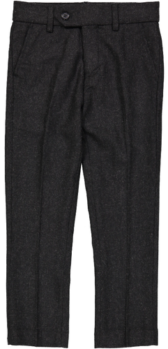 Isaac Mizrahi Boys' Slim Wool Blend Slim Pants, Black, Size 2 - Picture 2 of 3