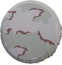 Us Army Desert Camo Alice Pack Cover Jeep Spare Tire Cover New Stained