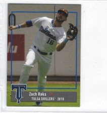 2018 Tulsa Drillers (Double A-Los Angeles Dodgers) Zach Reks