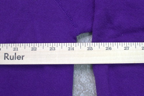 Vintage Tultex Sweatshirt Mens XL Purple Blank Crewneck Pullover 90s USA - Picture 5 of 7
