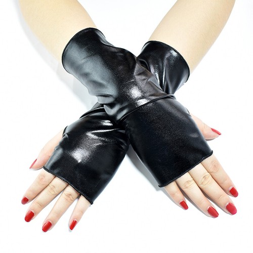 Fashion Women Short Fingerless Mittens Lady Girls Dance Sexy Half Finger Gloves - Picture 7 of 18