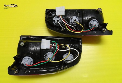 WITH FOR Mitsubishi Strada L200 Triton 1995-2004 Clear-Red Taillight "RH & LH" - Picture 2 of 5
