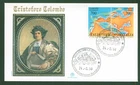 1990 ITALY FDC WATERMARK COLOMBIAN CELEBRATIONS CHRISTOFORO COLOMBO