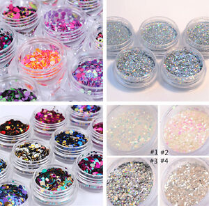 Nail-Art-Glitter-Powder-Dust-UV-Gel-Acrylic-Powder-Sequins-Christmas