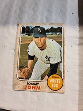 1968 Topps Baseball Tommy John #72 White Sox