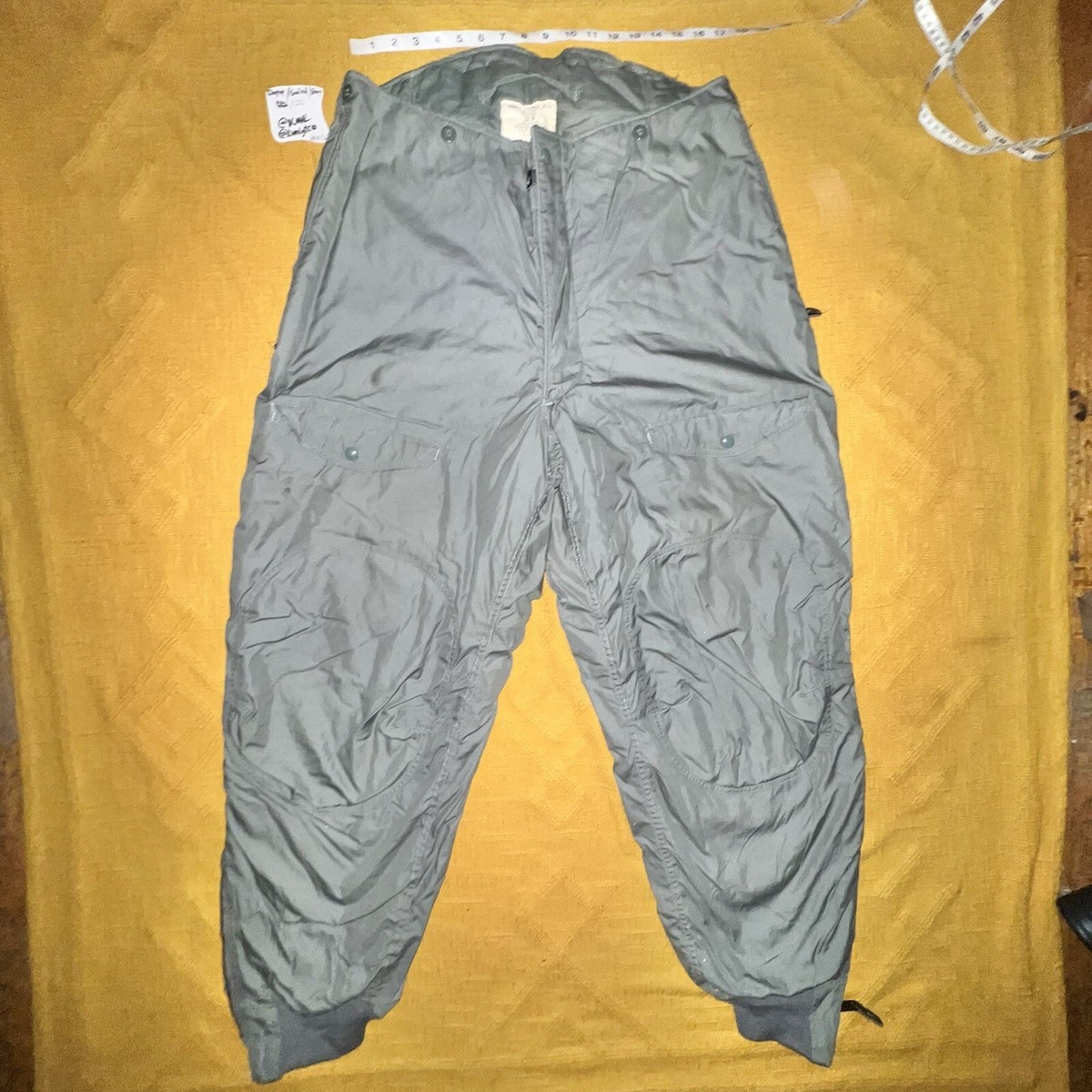 【USA-vintage】TROUSERS AIR CREW TYPE F-1B Vintage 1975 USAF Type F-1B Trousers Extreme Cold Weather