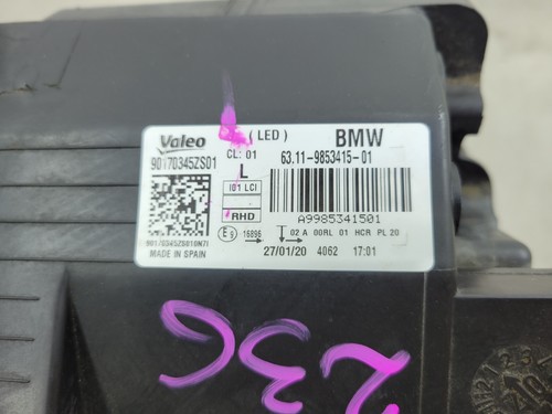 BMW i3 I01 13-22 LCI NEARSIDE LEFT LED HEADLIGHT - Picture 14 of 14