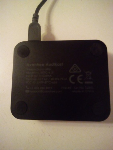Émetteur audio Avantree Audikast aptX faible latence Bluetooth 5.0 pour TV PC - Photo 2 sur 2