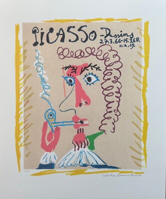 アート・デザイン・音楽 picasso dessins 27.3.66 15.3.68 Pablo Picasso - Dessins 27.3.66-15.3.68 - Capsule Auctions