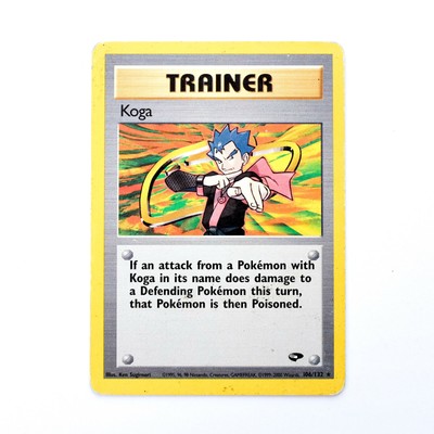 Pokemon Gym Challenge-unlimitiert 80//132 Koga/'s Pidgey inglés