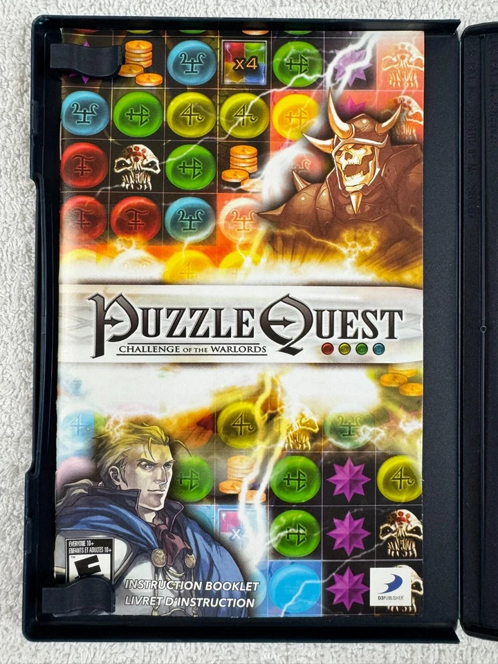 Puzzle Quest: Challenge of the Warlords - Sony PlayStation 2 - Complete - NTSC - Image 3 of 4