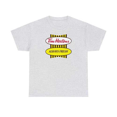 Tim Hortons Canada's Favorite Coffee Unisex Heavy Cotton T-Shirt - Picture 9 of 71