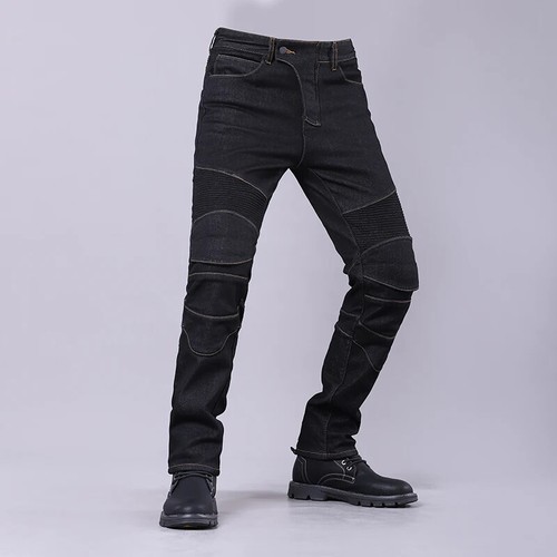 Motorcycle Jeans Outdoor Riding Touring Anti Drop Pants Fit Elastic Jeans Racing - Picture 20 of 30