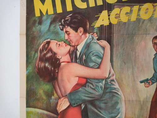 WHERE DANGER LIVES poster - Robert Mitchum Faith Domergue Claude Rains RKO NOIR - 第 2/7 張圖片