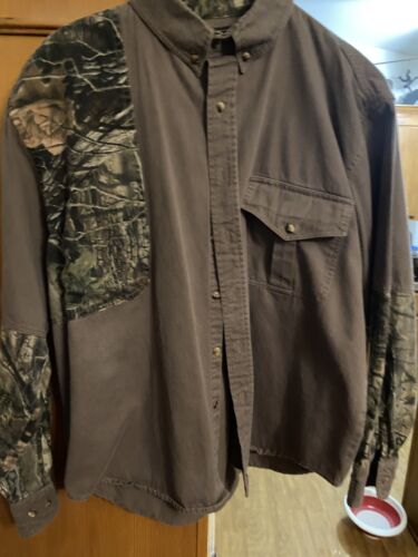 vintage Lynch tree bark camouflage Men’s Gently Used Shirt - Picture 2 of 7