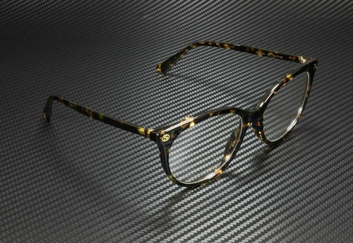 GUCCI GG0093O 002 Round Oval Havana Women's Eyeglasses Frame 53 mm - Picture 3 of 4