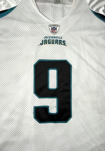 "Jersey Jacksonville Jaguars #9 Garrard auténtico cosido talla 54 XXL 27"" X 35""" - Imagen 2 de 9