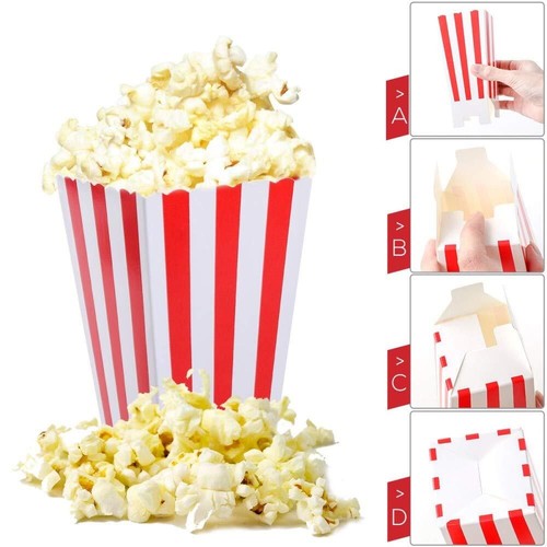 24 Pack Mini Popcorn Boxes for Party Movie Night Carnival - Picture 5 of 5