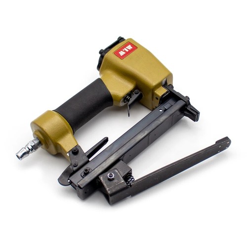 Pneumatic Staple Gun Code Nail Gun Leather Fabric Carton Wood Air Nailer Stapler - Picture 5 of 9