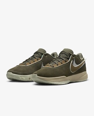 Olive green lebrons hotsell