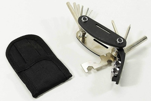 Multifunzione Bicicletta Kit 16 in 1 Attrezzi chiavi per Riparazione Bici Bike - Imagen 4 de 7