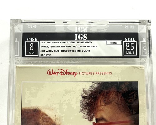 Honey, I Shrunk the Kids IGS Graded 8 Encapsulated VHS Tape Disney Rick Moranis - Picture 2 of 6
