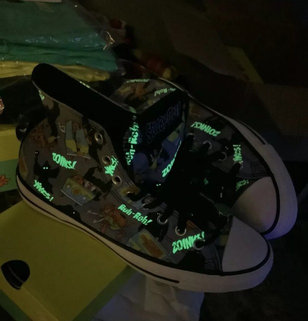 scooby doo glow in the dark converse