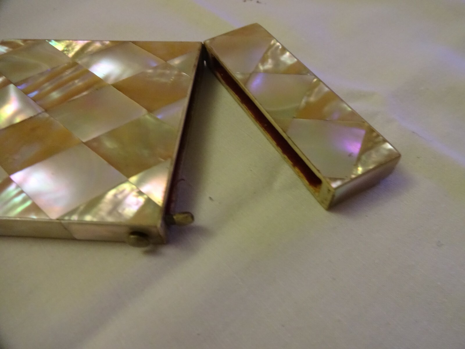 Antique Victorian Mother of Pearl Calling Card Case - Picture 3 of 3