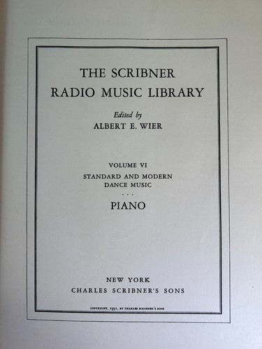 The Scribner Radio Music Library: 8 volume set, edited by Albert E. Weir (1931) - Bild 16 von 20