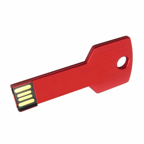 Lot 10 USB Flash Drive Key Shaped Thumb Drives Metal Memory Sticks Bulk Red - Picture 6 of 9