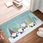 Merry Christmas Santa Carpet Christmas Snowflake Tartan Bedroom Welcome Doormat