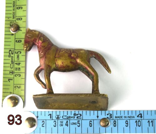 Vintage Indian Brass Horse Small Figure Nice Decorative Animal Figure. G7-1007 - Picture 9 of 9