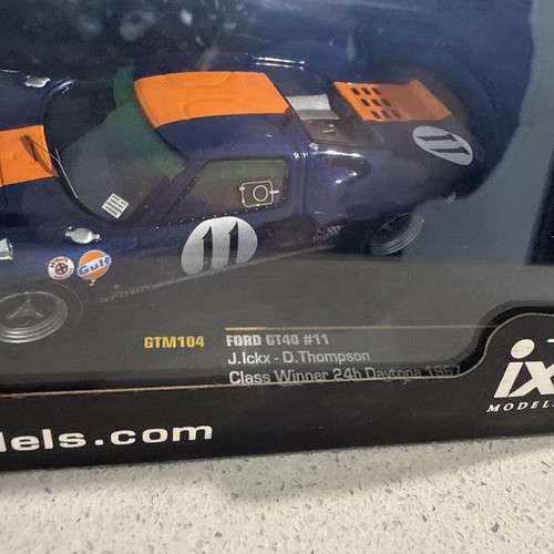 Ixo 1/43 Ford GT40 24h Daytona 1967 - Bild 3 von 11