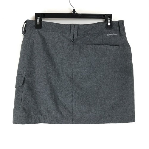Eddie Bauer Cargo Wander Skort Damen Gr. 8 grau Taschen Stretch Outdoor - Bild 4 von 10
