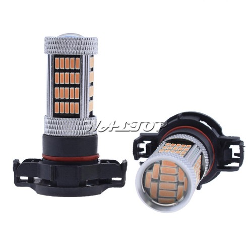 2x 92SMD 5202 Pink Purple LED Projector Fog Light Bulb for GMC Sierra 1500 14-15 - Picture 7 of 11