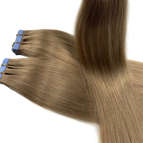 Cinta invisible en extensiones de cabello humano tramas de piel cabello Remy premium 16-24 pulgadas - Imagen 54 de 116