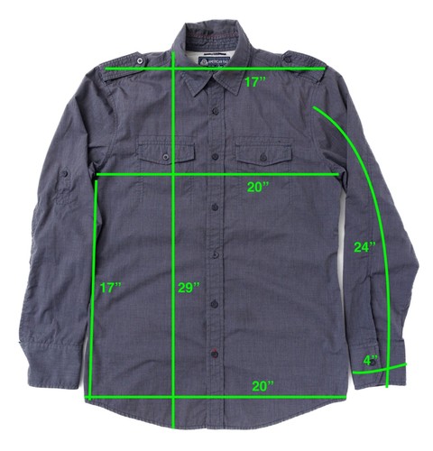 American Rag Button Up Shirt Men’s S Roll Tab Sleeve Casual Cotton Blend Blue - Picture 2 of 13