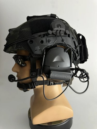 HIG OPERATOR Exfil Helm + COMTAC Headset Airsoft Seal Team Multicam schwarz.