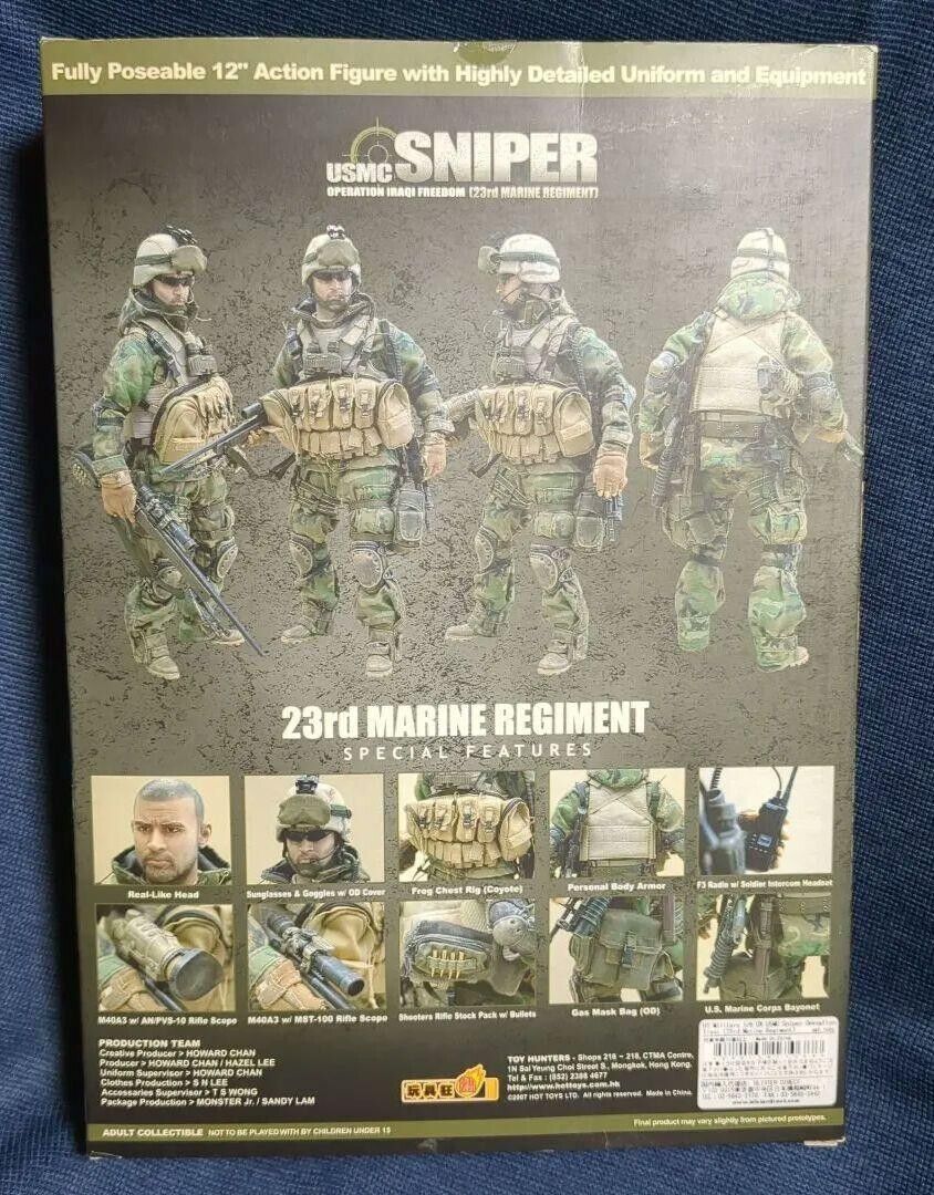 Hot Toys USMC SNIPER OPERATION IRAQI FREEDOM 23MARINE Hot Toys USMC SNIPER OPERATION IRAQI FREEDOM 23MARINE
