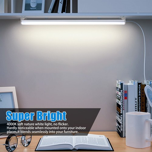 2pcs 20LED Under Closet Light USB Magnetic Shelf Strip Bar Cabinet Wall Lamp Kit - Picture 2 of 9