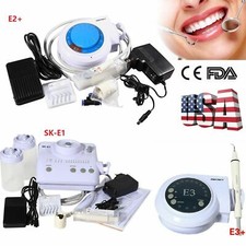 Dental Ultrasonic Scaler Unit +5*Tips Handpiece fit EMS Cavitron (2 Bottles)
