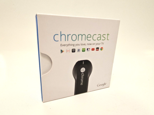 Google ChromeCast, H2GZ-42 (1a generazione) Streamer multimediale HDMI, Nero - Foto 4 di 5