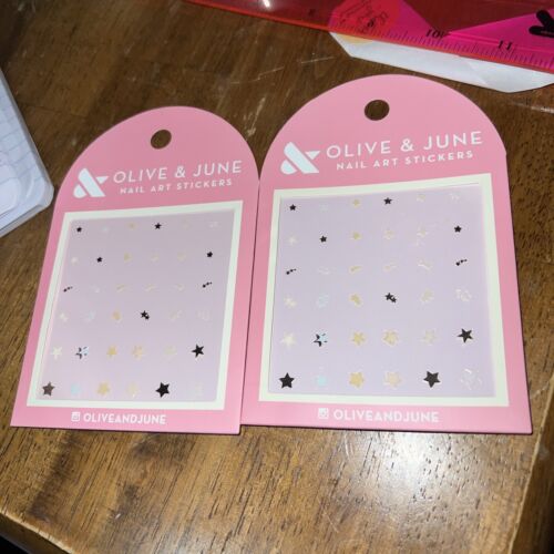 Stoney Clover Lane x Target Olive & June Nail Art 36 adesivi lotto di 2 stelle nuovi - Foto 2 di 12