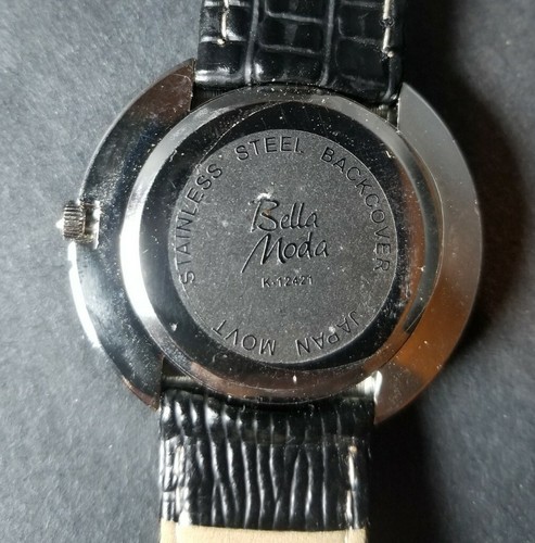 Bella Moda K-12421 Quartz Japan MOVT Watch *Not Tested* - Picture 4 of 6